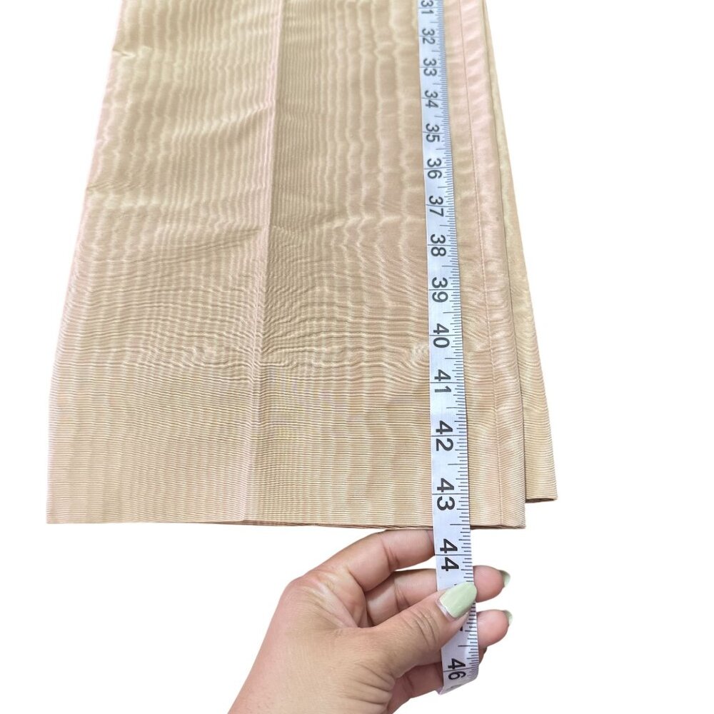 The Row Womens Beige Silk-Blend Straight Leg Trousers Minimalist Luxury Pants - Picture 7 of 9